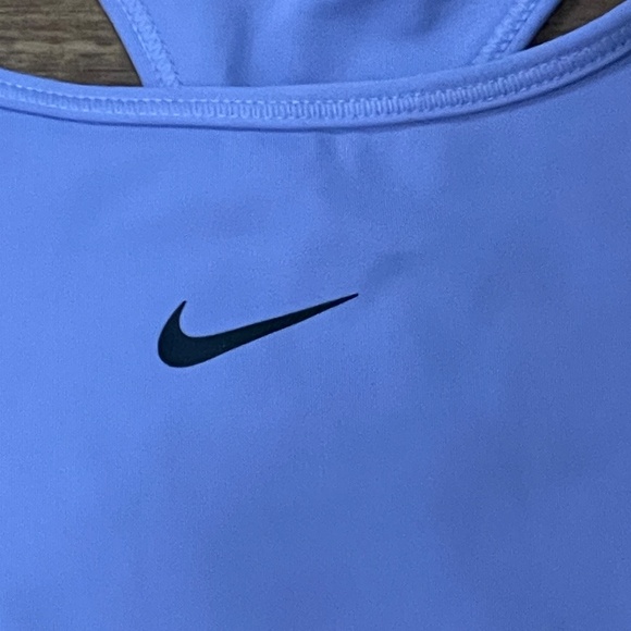 Nike Swoosh Womens Sports Bra Lavender Medium Support Activewear Large Racerback - Picture 8 of 9